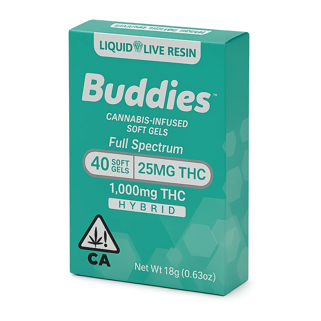 Buddies Capsules packaging