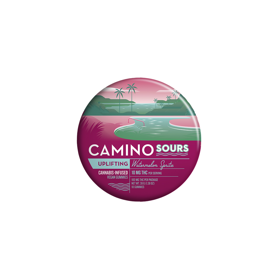 CAMINO | WATERMELON SPRITZ SOURS - 10PK | EDIBLE | 100MG