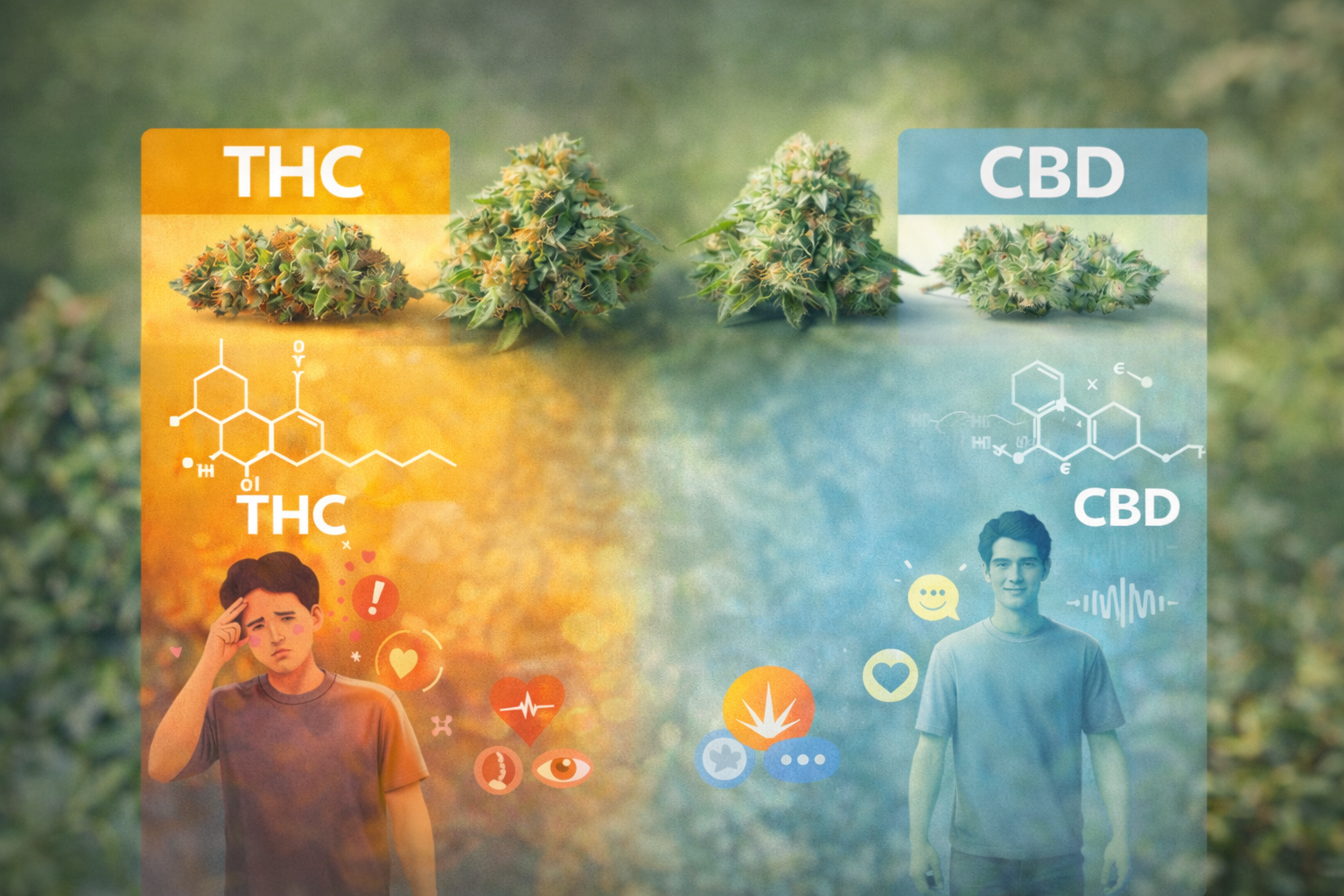 THC vs CBD