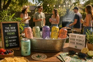 cannabis drinks for parties backyard